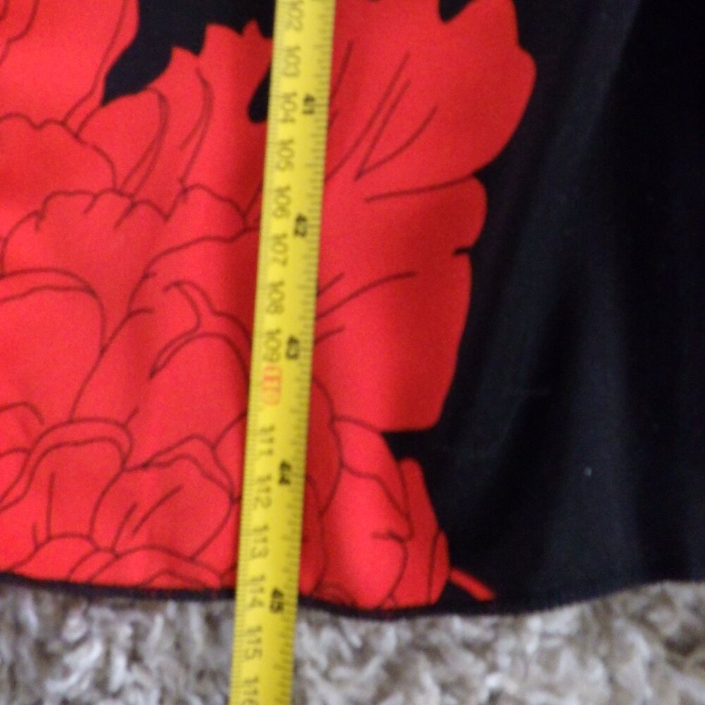 BTFBM Women's Casual Sleeveless Summer Dress Black Red Size Medium Flowy NEW - Picture 9 of 9